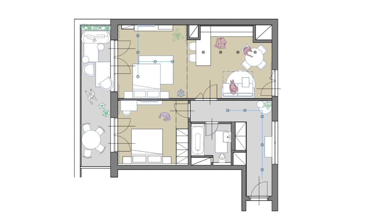 Turnkey I Central Apartment With Terrace ปราก ภายนอก รูปภาพ